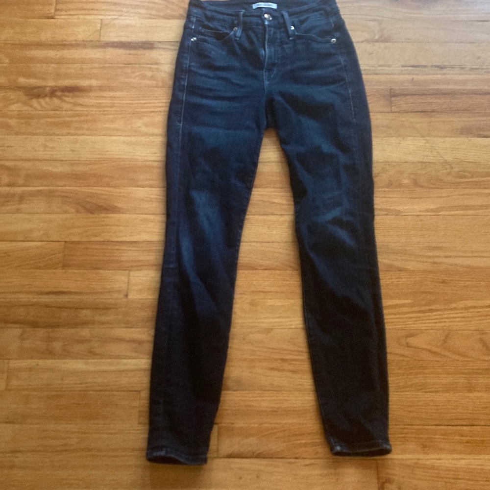 Good American Good Legs Dark Wash Skinny Jeans